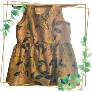 Anthropologie LeifsDottir babydoll top size 4 worn once